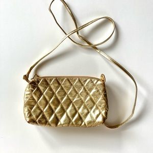 Gold Crossbody Purse